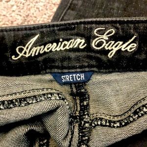 American Eagle Black Skinny stretch jean size 2